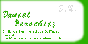 daniel merschitz business card